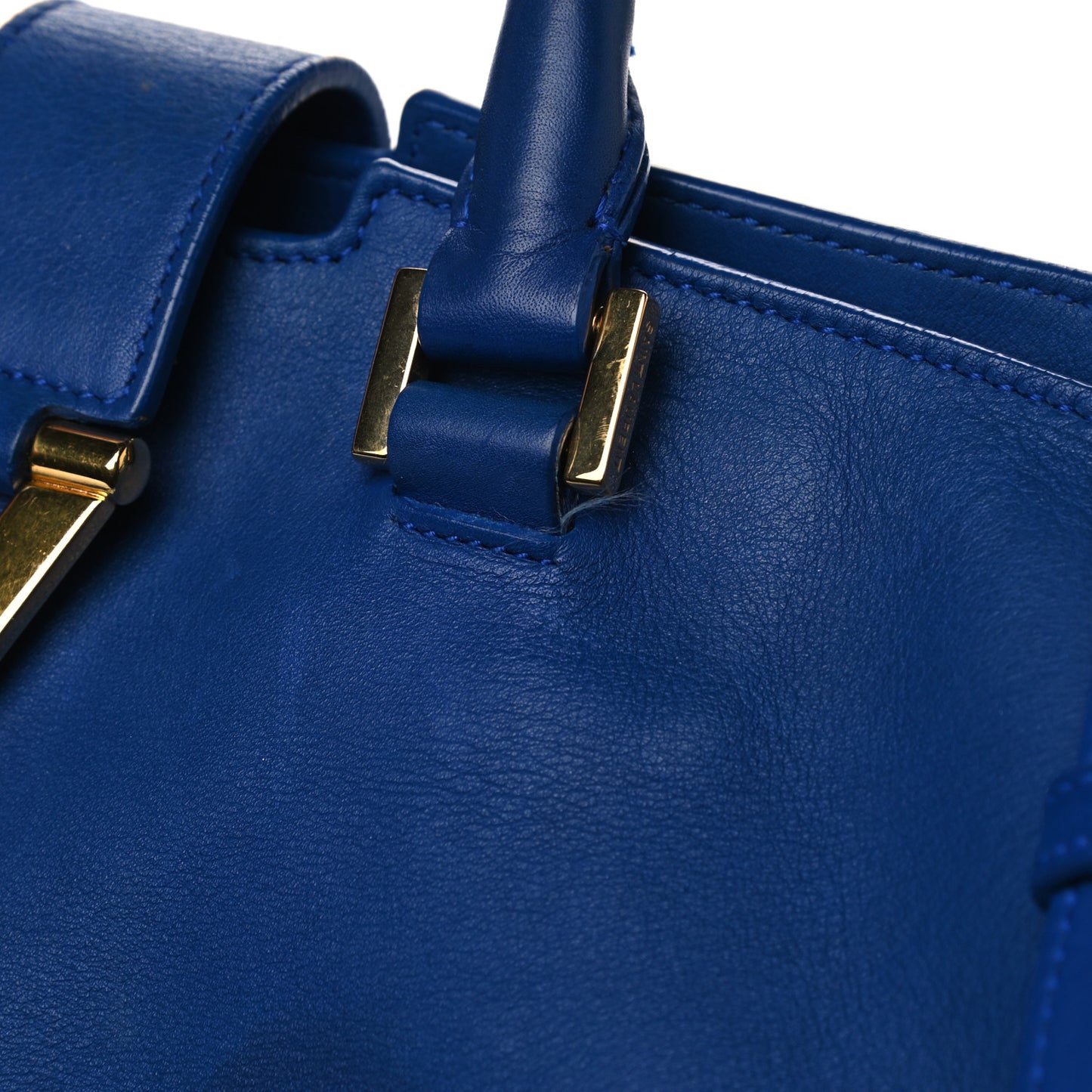Calfskin Small Classic Y Cabas Royal Blue