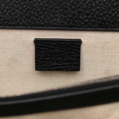 Gucci Pebbled Calfskin Small Dionysus Shoulder Bag Black 6 of 17