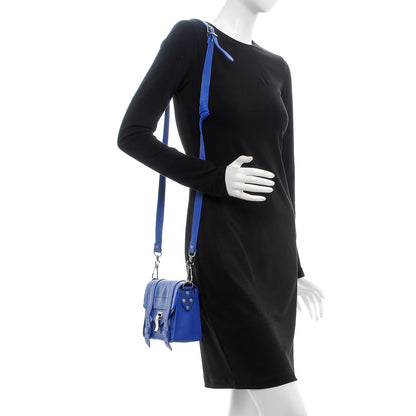 Proenza Schouler Lambskin PS1 Mini Pouch Messenger Memphis Blue 2 of 8