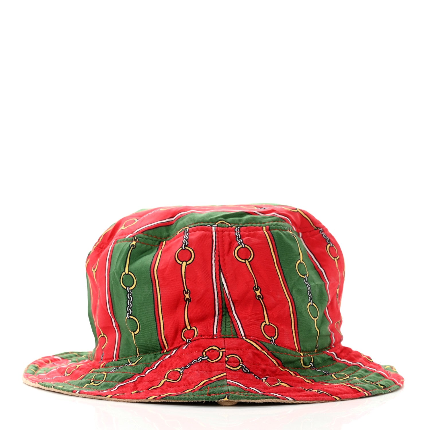 Gucci Silk Cotton Linen Velvetbands Reversible Bucket Hat 4 of 14