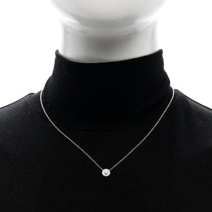 Tiffany Platinum Diamond .16ctw Soleste Pendant Necklace 2 of 5
