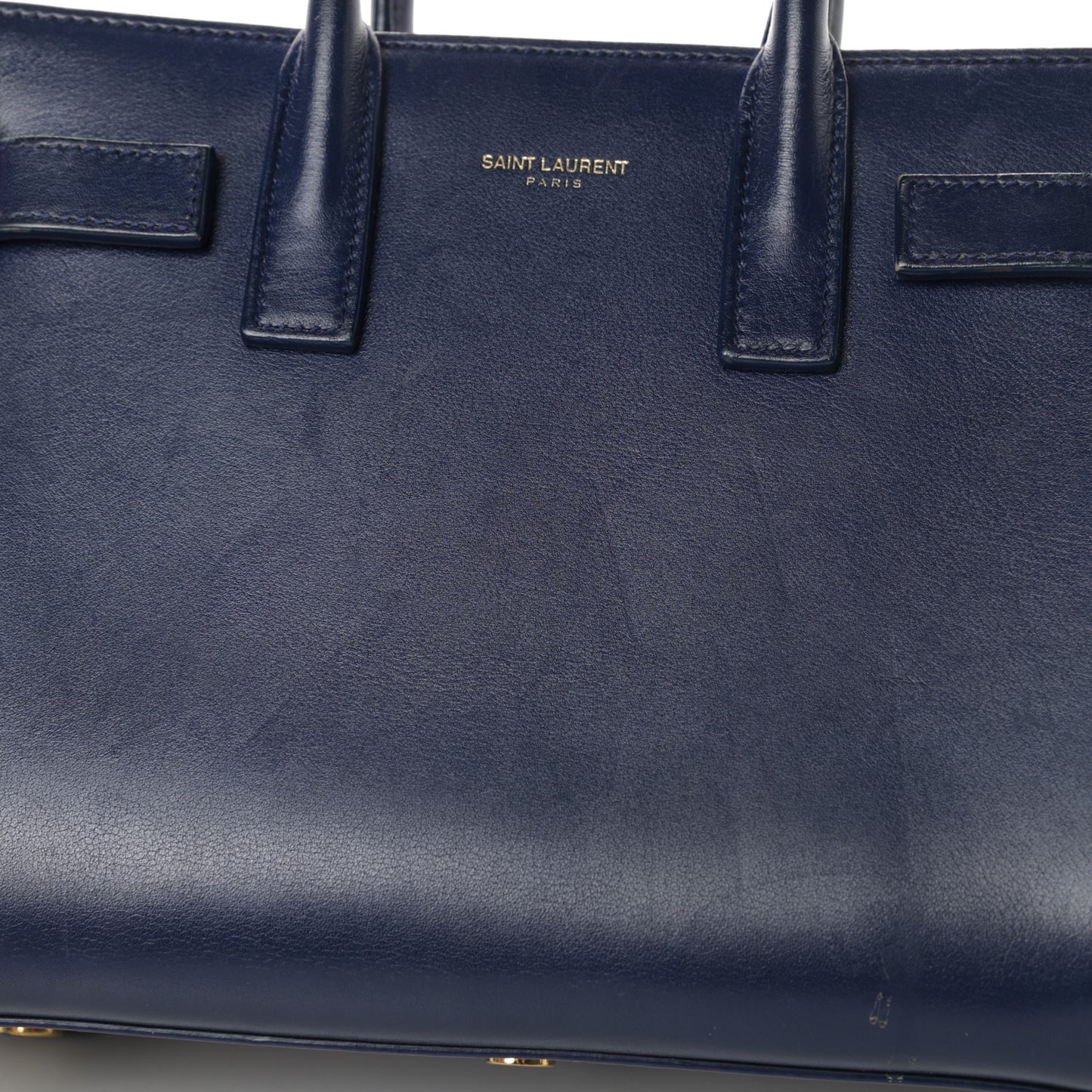 Calfskin Nano Sac De Jour Dark Blue