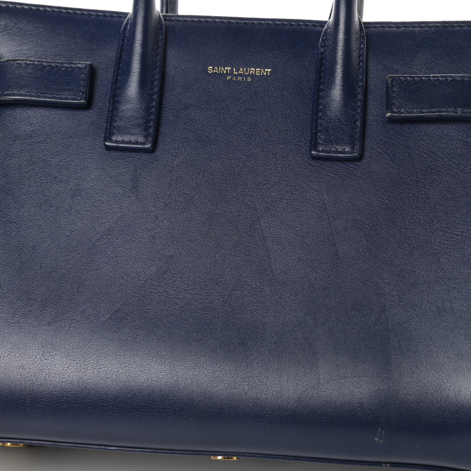 Saint Laurent Calfskin Nano Sac De Jour Dark Blue 19 of 24