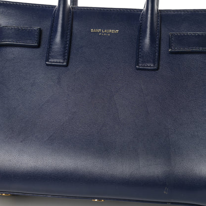 Saint Laurent Calfskin Nano Sac De Jour Dark Blue 19 of 24