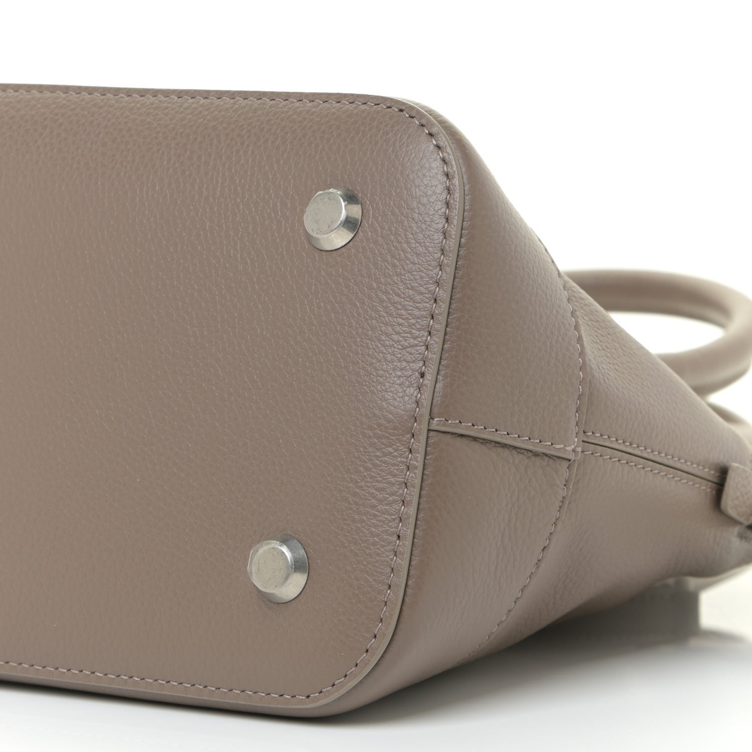 Balenciaga Calfskin Ville Top Handle Bag Mink Grey 8 of 11