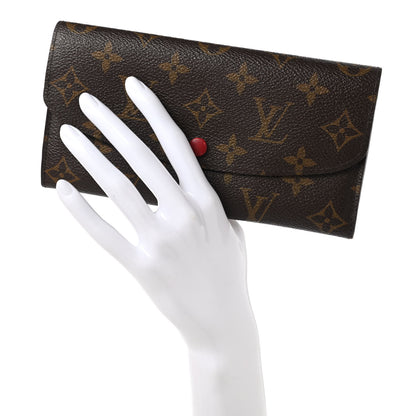 Louis Vuitton Monogram Emilie Wallet Rouge 2 of 12