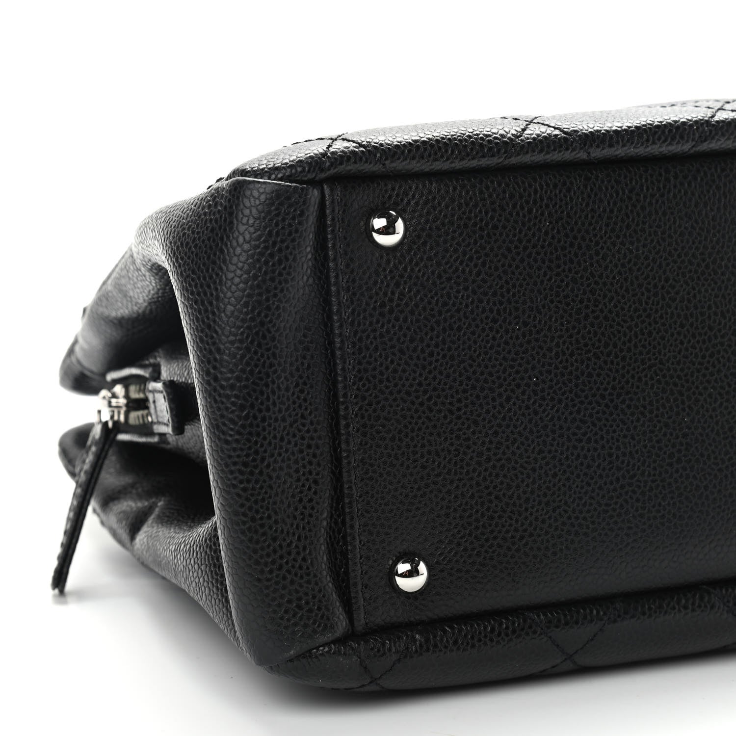 Chanel Caviar Quilted Timeless CC Soft Tote Black 7 of 8