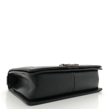 Chanel Lambskin Quilted Medium Boy Flap Black 4 of 14