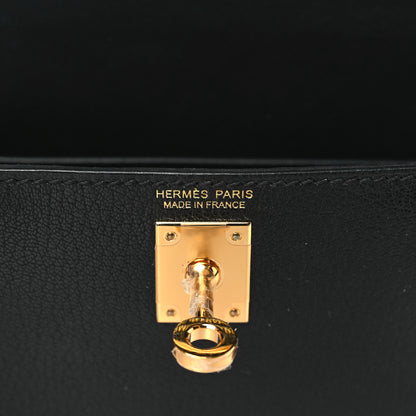 Hermes Chevre Chamkila Mini Kelly Sellier 20 Black 6 of 11