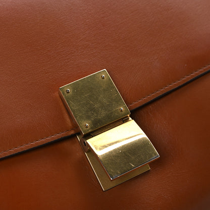 Celine Box Calfskin Medium Classic Box Flap Bag  Camel 11 of 11