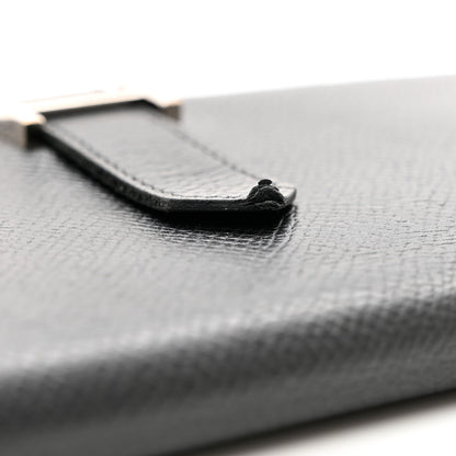 Hermes Epsom Bearn Gusset Wallet Black 7 of 8