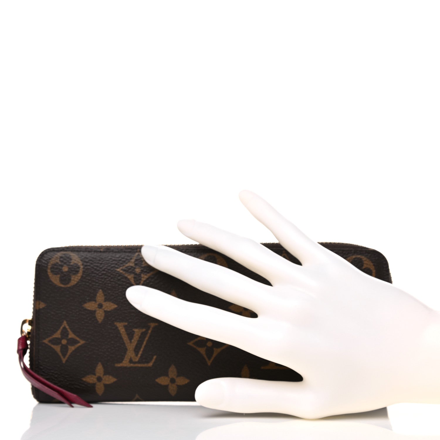 Louis Vuitton Monogram Clemence Wallet Fuchsia 2 of 10