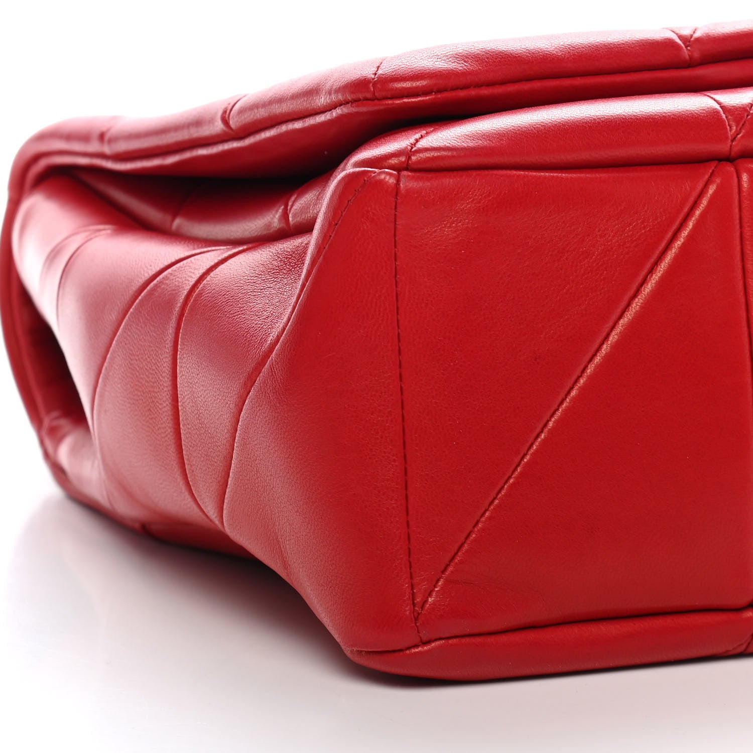 Saint Laurent Lambskin Patchwork Monogram Large Jamie Red 19 of 25