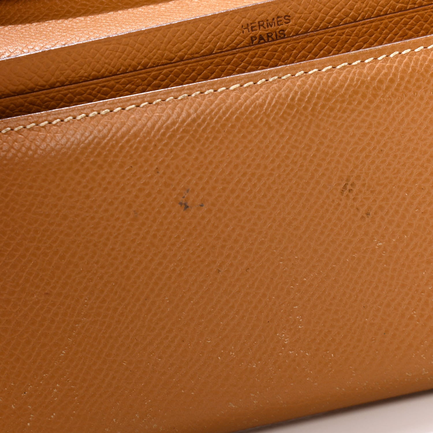 Hermes Epsom Bearn Gusset Wallet Gold 16 of 16