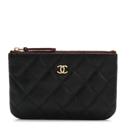 Chanel Caviar Quilted Small Cosmetic Case Black 1 of 8