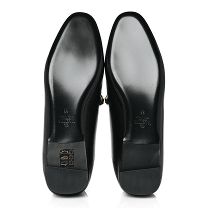 Valentino Garavani Nappa Stud Sign Loafers 39 Black 5 of 9