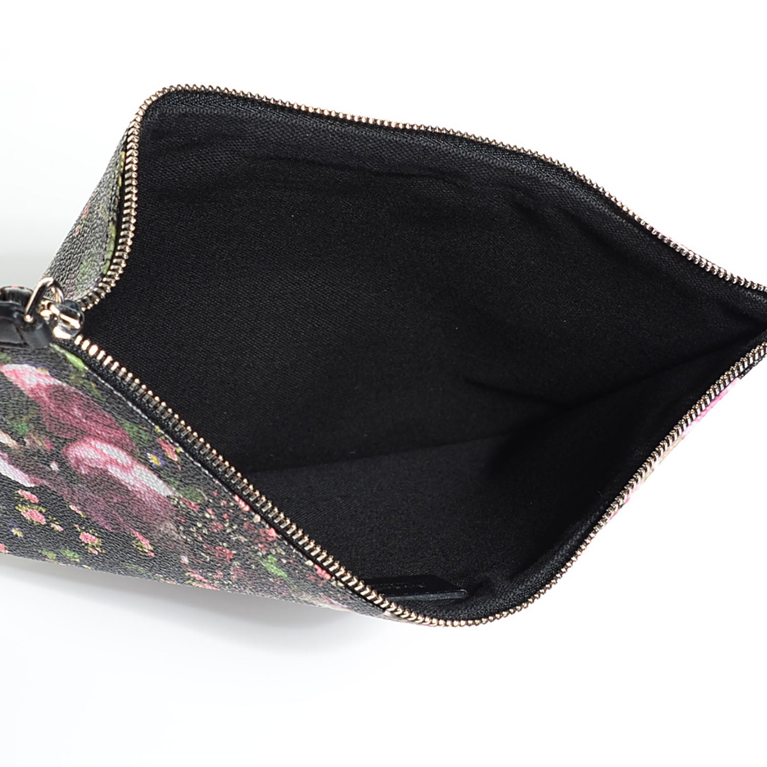 Givenchy Coated Canvas Roses Camouflage Print Medium Antigona Zip Pouch Black 5 of 9