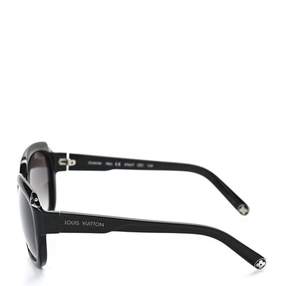 Louis Vuitton Acetate Hortensia Sunglasses Z0485W Black Glitter 3 of 6