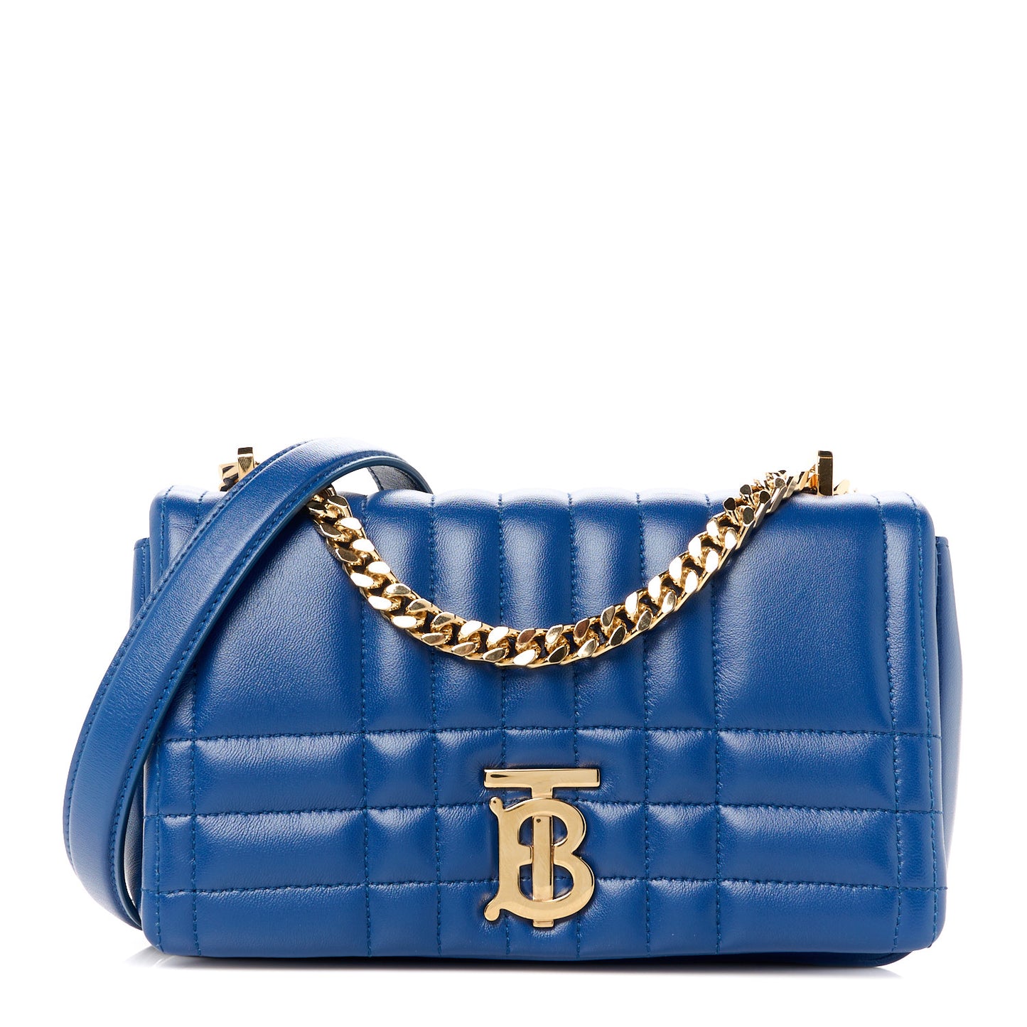 Lambskin Quilted Small Lola Bag Navy