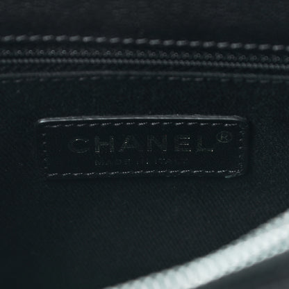 Chanel Shiny Calfskin Goatskin Quilted Medium Coco Curve Messenger Flap Black 6 of 7