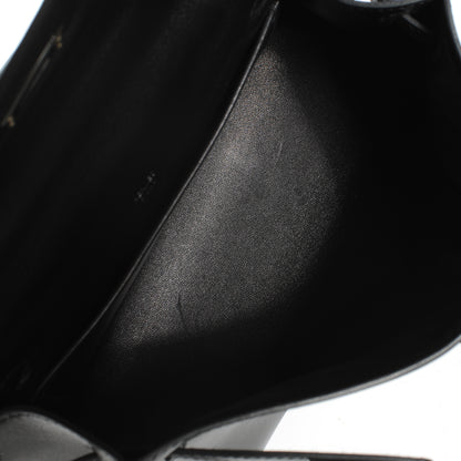 Hermes Box Calf So Black Kelly Pochette Noir 8 of 8