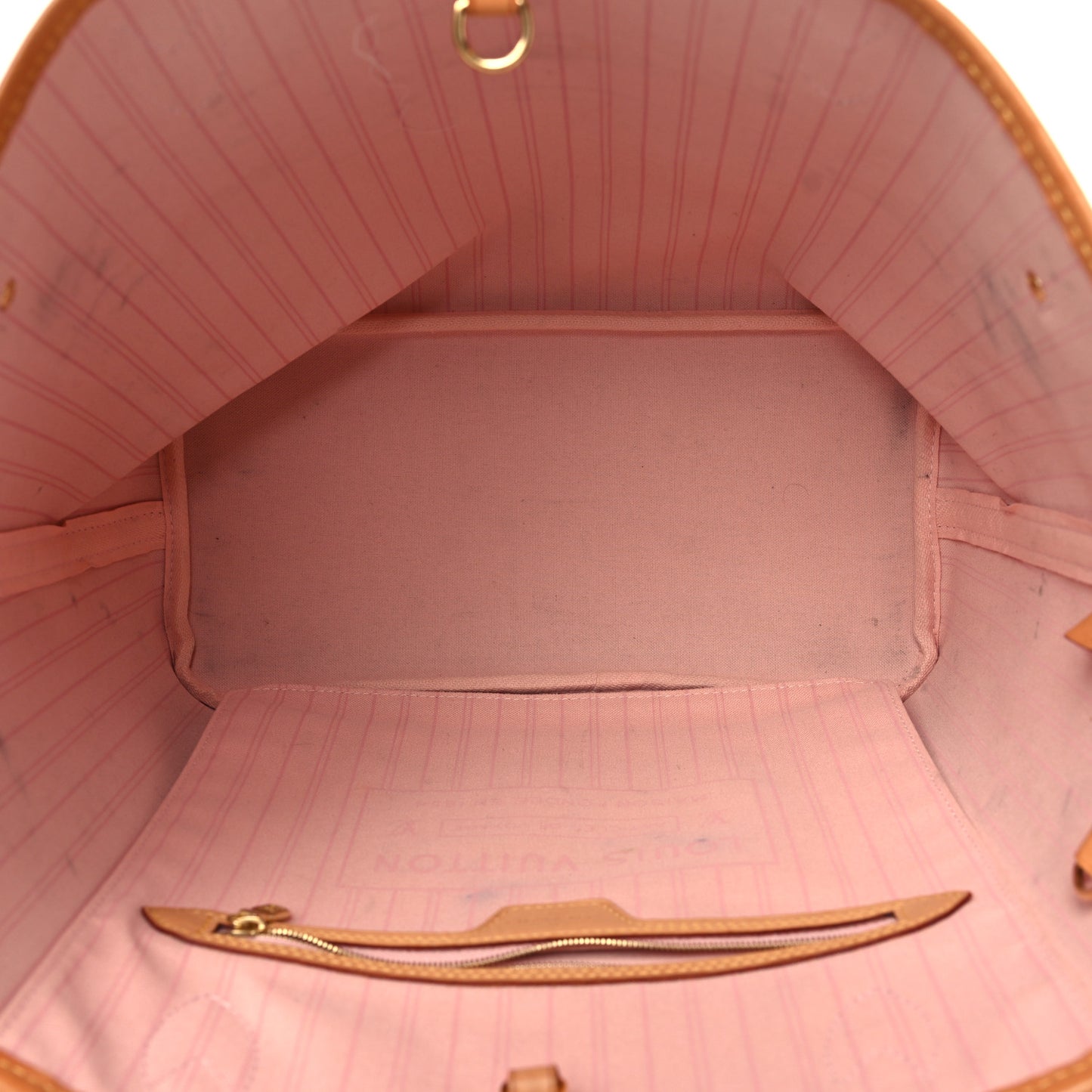 Damier Azur Neo Neverfull MM Rose Ballerine