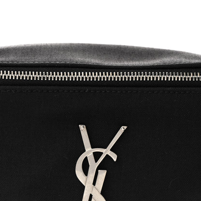 Saint Laurent Canvas Monogram Belt Bag Black 8 of 12