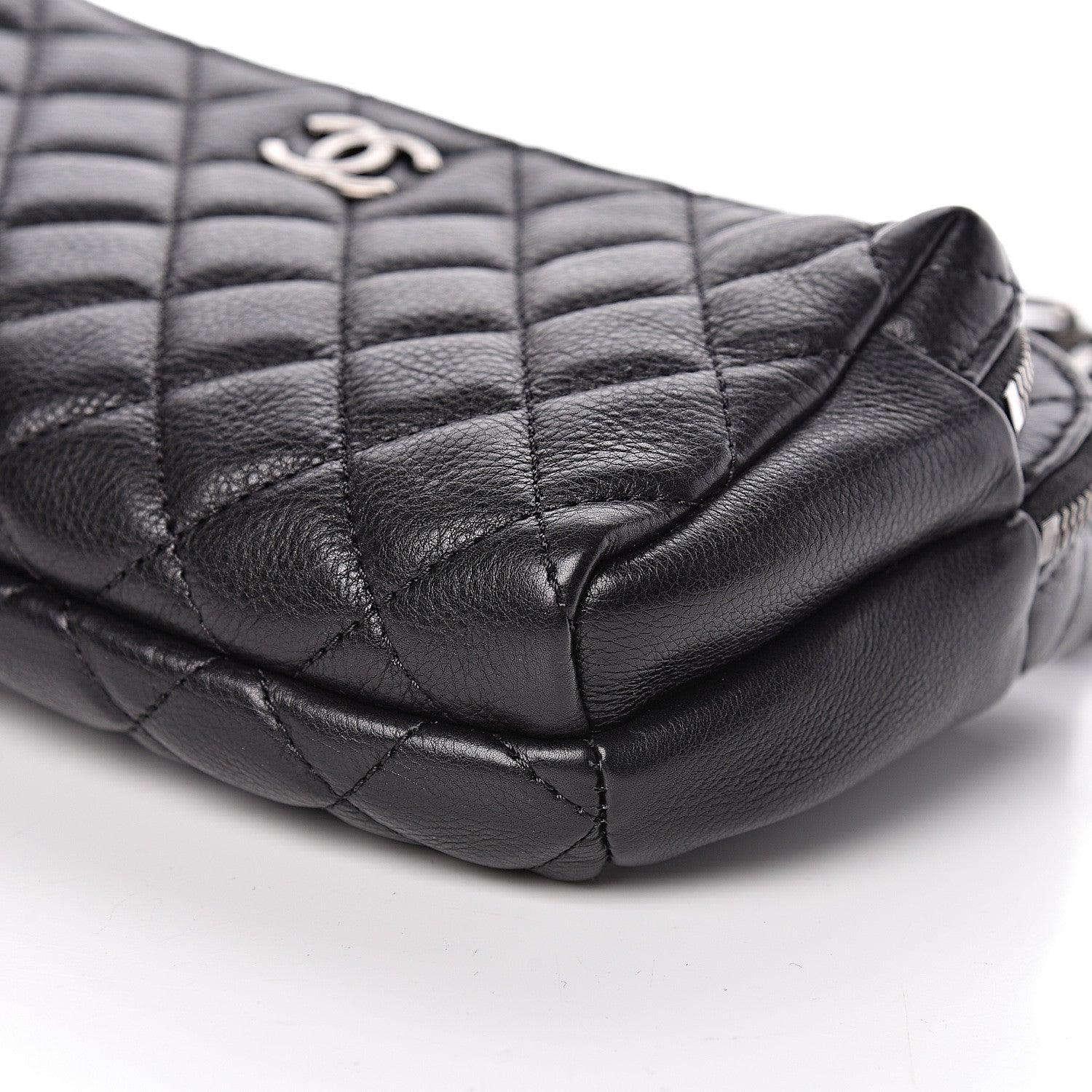 Chanel Calfskin Quilted Waist Bag Black 10 of 11