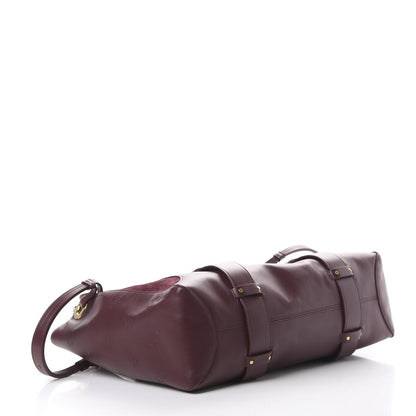 Chloe Smooth Calfskin Embossed Tao Zipped Tote Burnt Brown 3 of 11