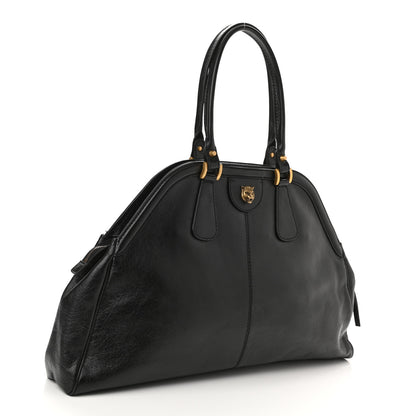 Gucci Calfskin Large Re(Belle) Top Handle Bag Black 3 of 11