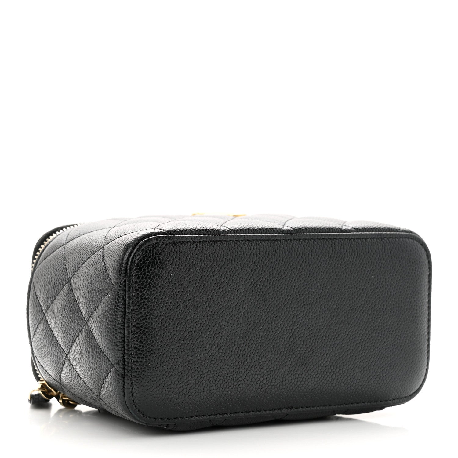 Chanel Shiny Caviar Quilted Pick Me Up Vanity Case Black 4 of 17