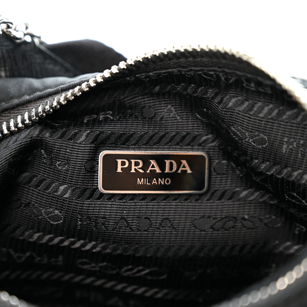 Prada Nylon Re-Edition 2005 Shoulder Bag Black 6 of 10