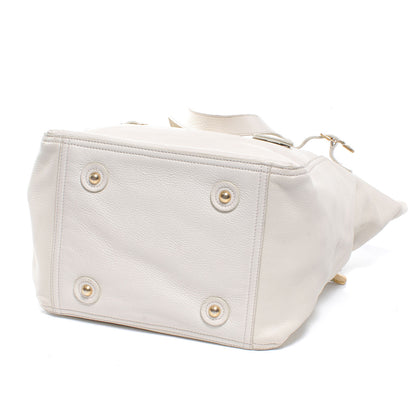Saint Laurent Large Downtown Tote Ivory 4 of 7