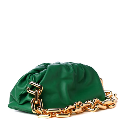 Bottega Veneta Calfskin The Pouch Chain Racing Green 2 of 10