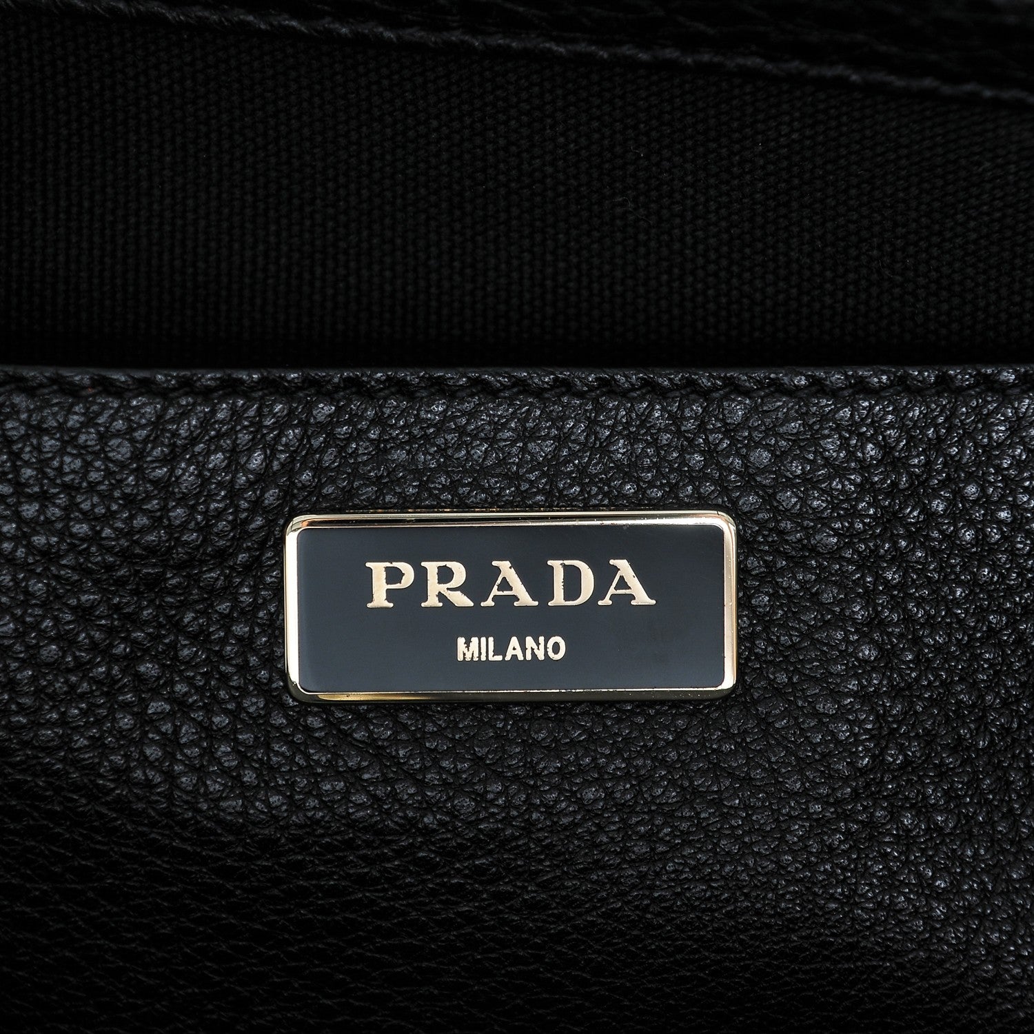 Prada Vitello Daino Top Handle Tote Nero Black 6 of 7