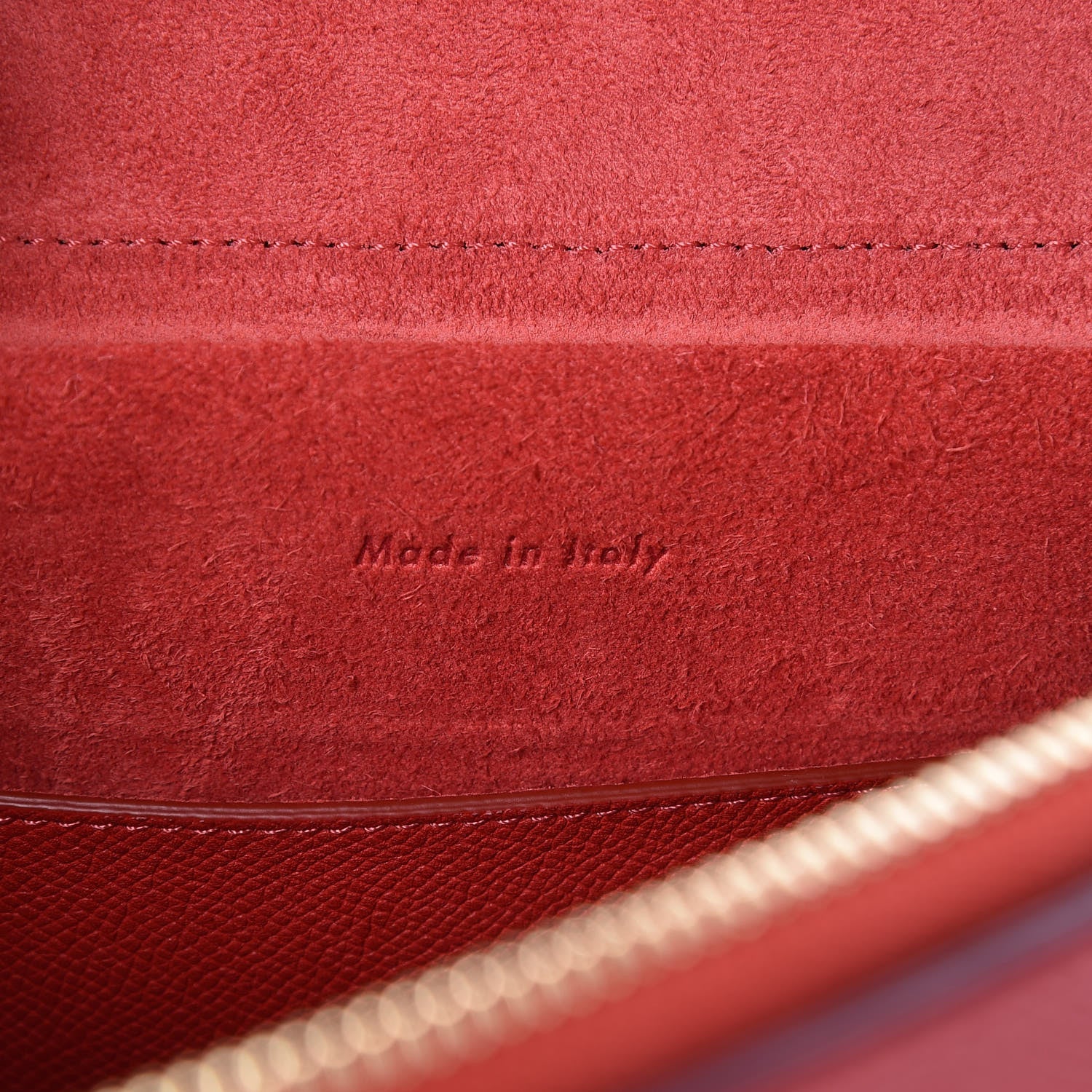 Celine Baby Grained Calfskin Micro Belt Bag Coquelicot 7 of 10