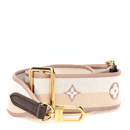 Louis Vuitton Jacquard Speedy Bandouliere 20 Shoulder Strap Beige Brown 1 of 3