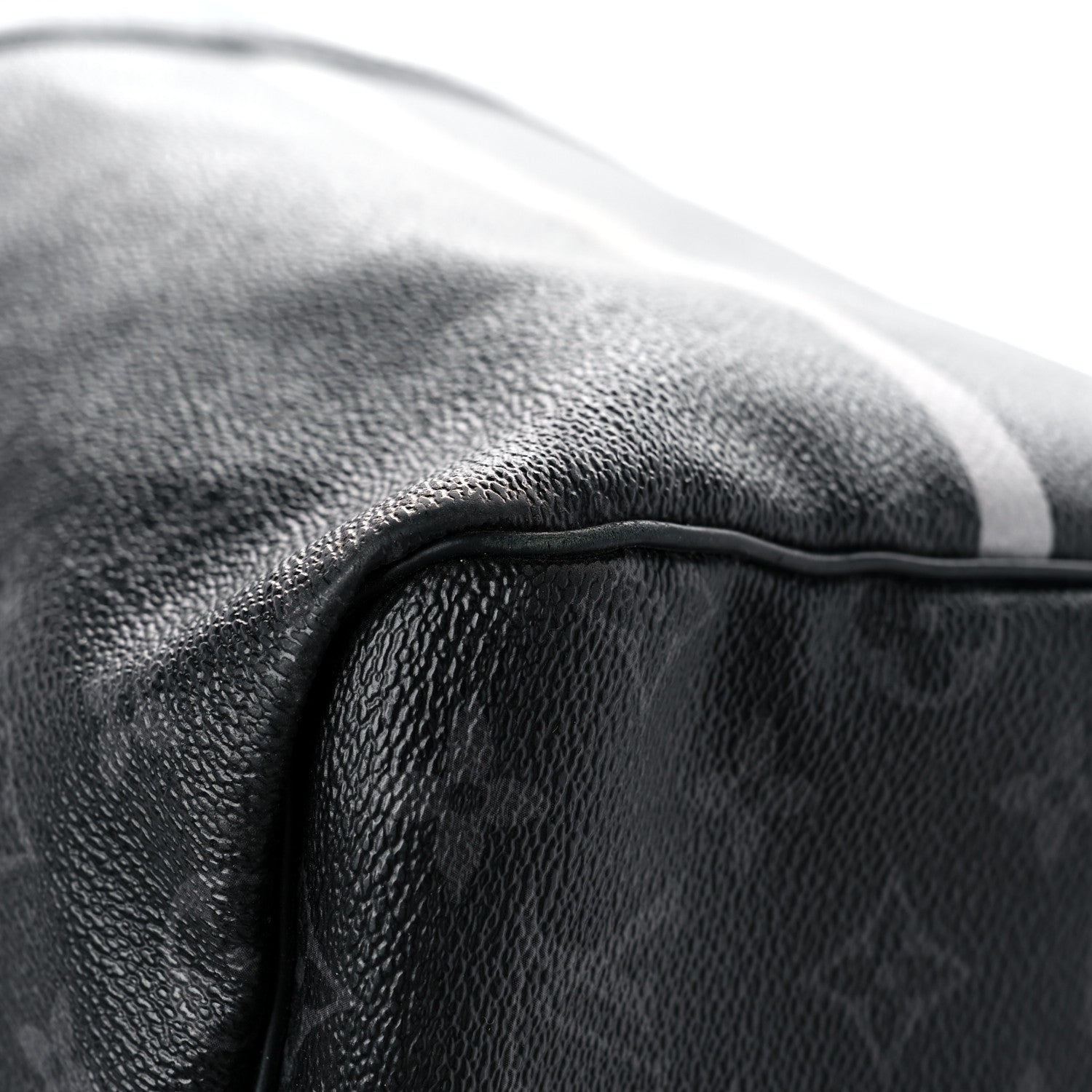 Louis Vuitton X FUJIWARA Monogram Eclipse Flash Fragment Keepall Bandouliere 55 9 of 32