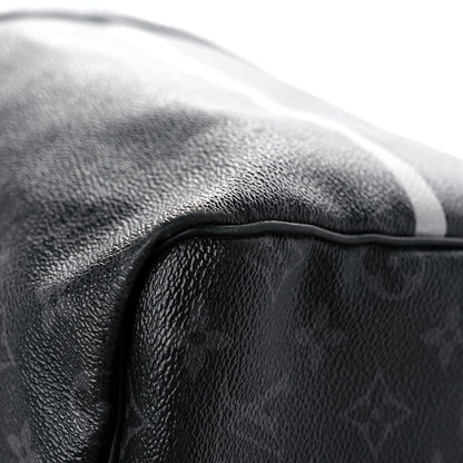Louis Vuitton X FUJIWARA Monogram Eclipse Flash Fragment Keepall Bandouliere 55 9 of 32