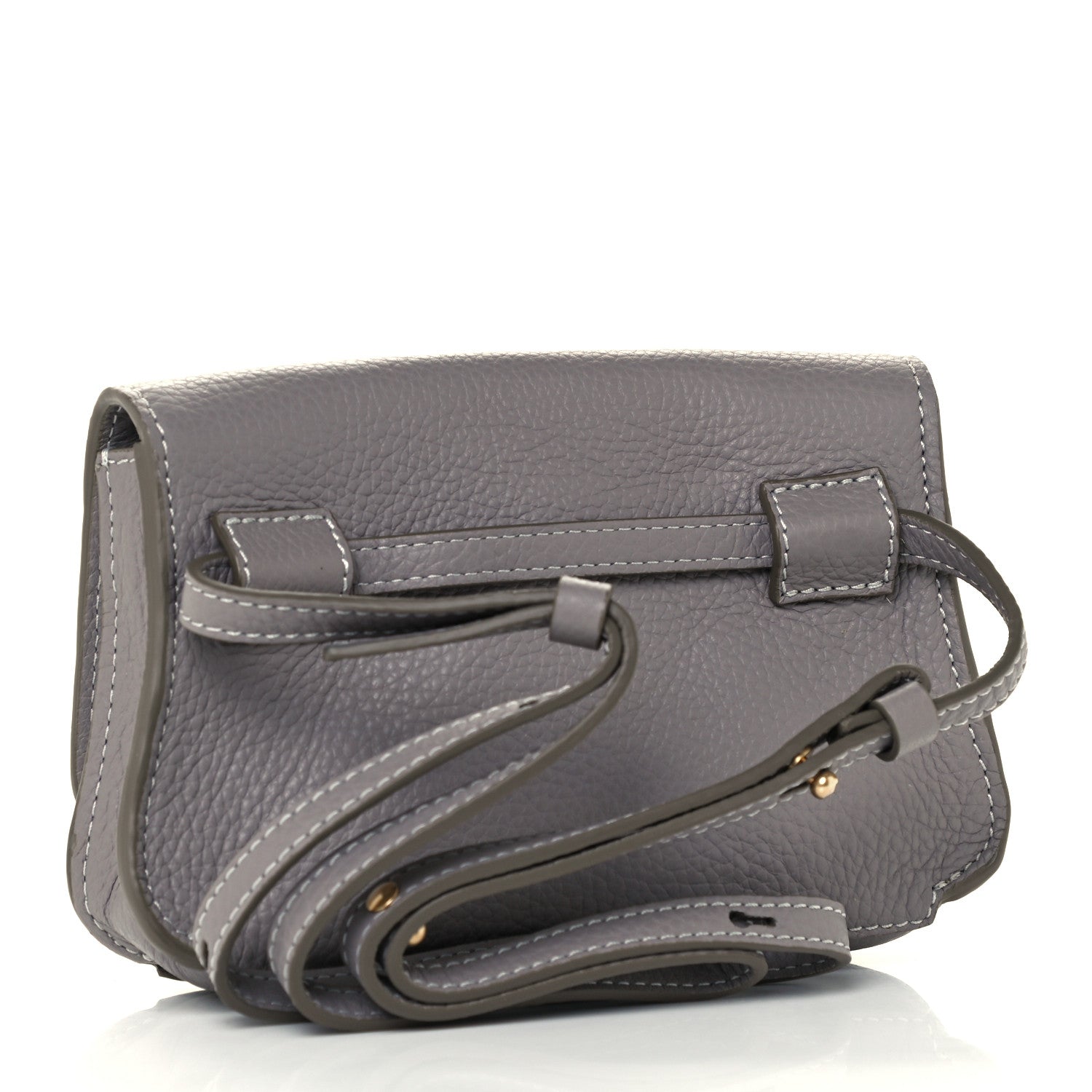 Chloe Calfskin Marcie Convertible Belt Bag Cashmere Grey 2 of 9