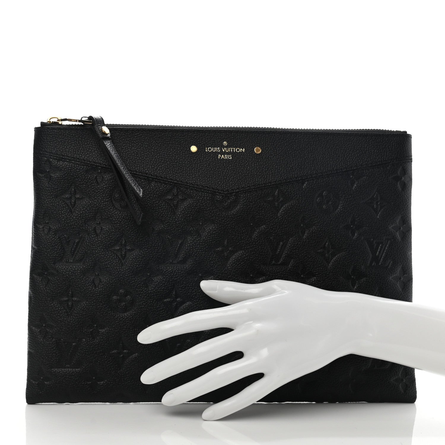 Louis Vuitton Empreinte Daily Pouch Black 2 of 8