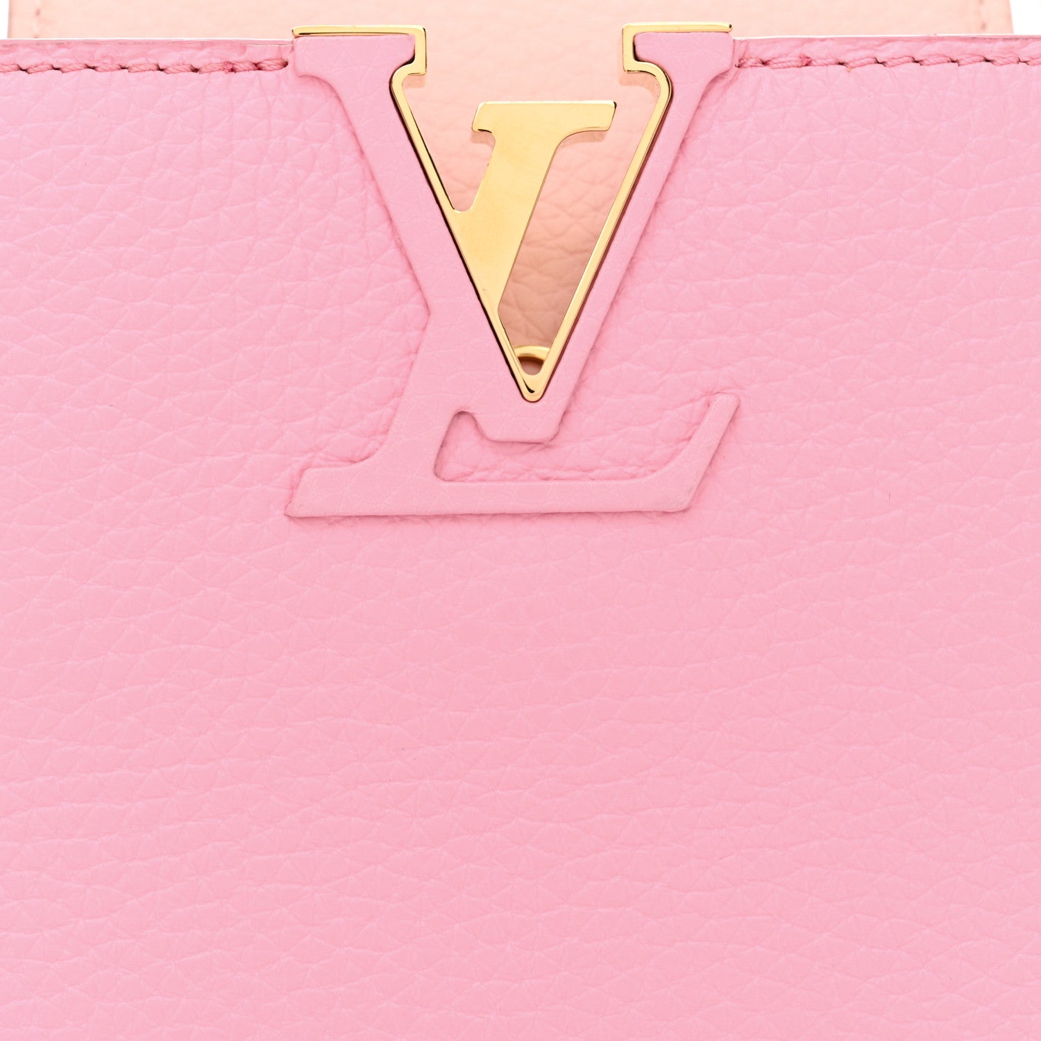 Louis Vuitton Taurillon Flower Chain Capucines Mini Candy Pink 10 of 10