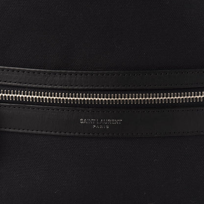 Saint Laurent Canvas City Sailor Drawstring Backpack Black 13 of 13