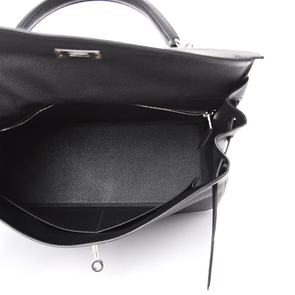 Hermes Togo Kelly Retourne 32 Black 4 of 9