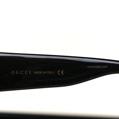 Gucci Acetate Square Frame Sunglasses GG0053S Black 5 of 8