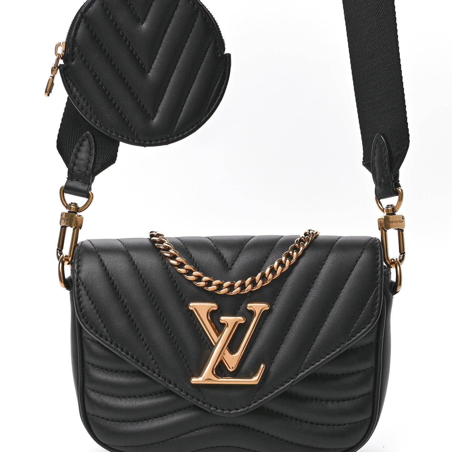 Calfskin New Wave Multi Pochette Black