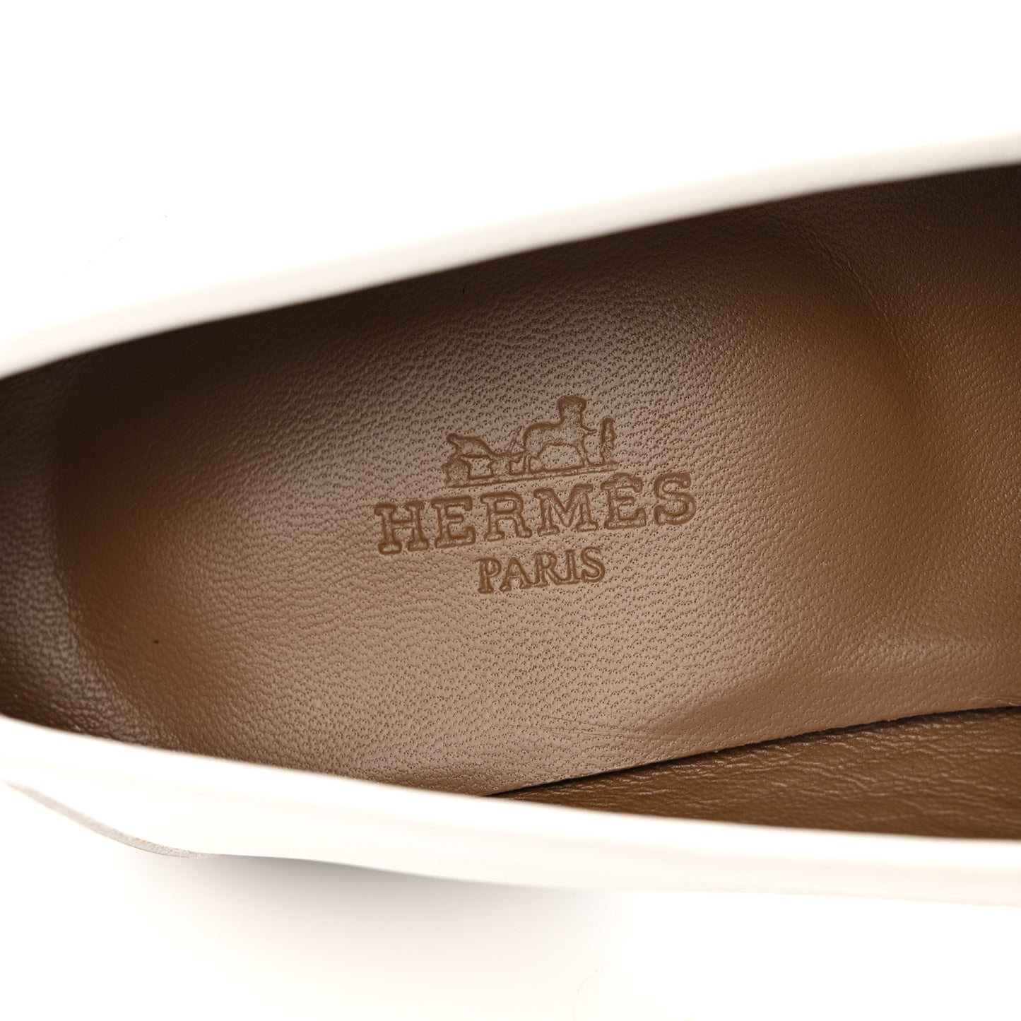 Calfskin Womens Royal Loafers 35 White