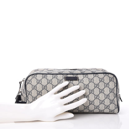 Gucci GG Plus Monogram Toiletry Case Navy 2 of 11