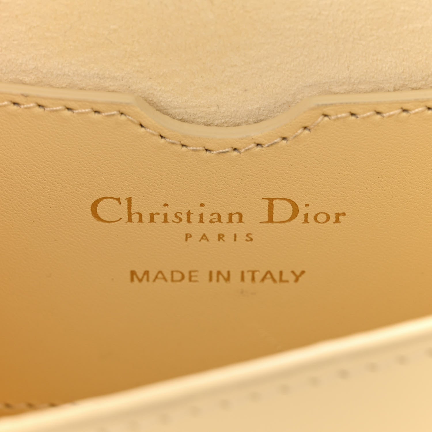 Christian Dior Box Calfskin East West Bobby Bag Soft Yellow 6 of 10