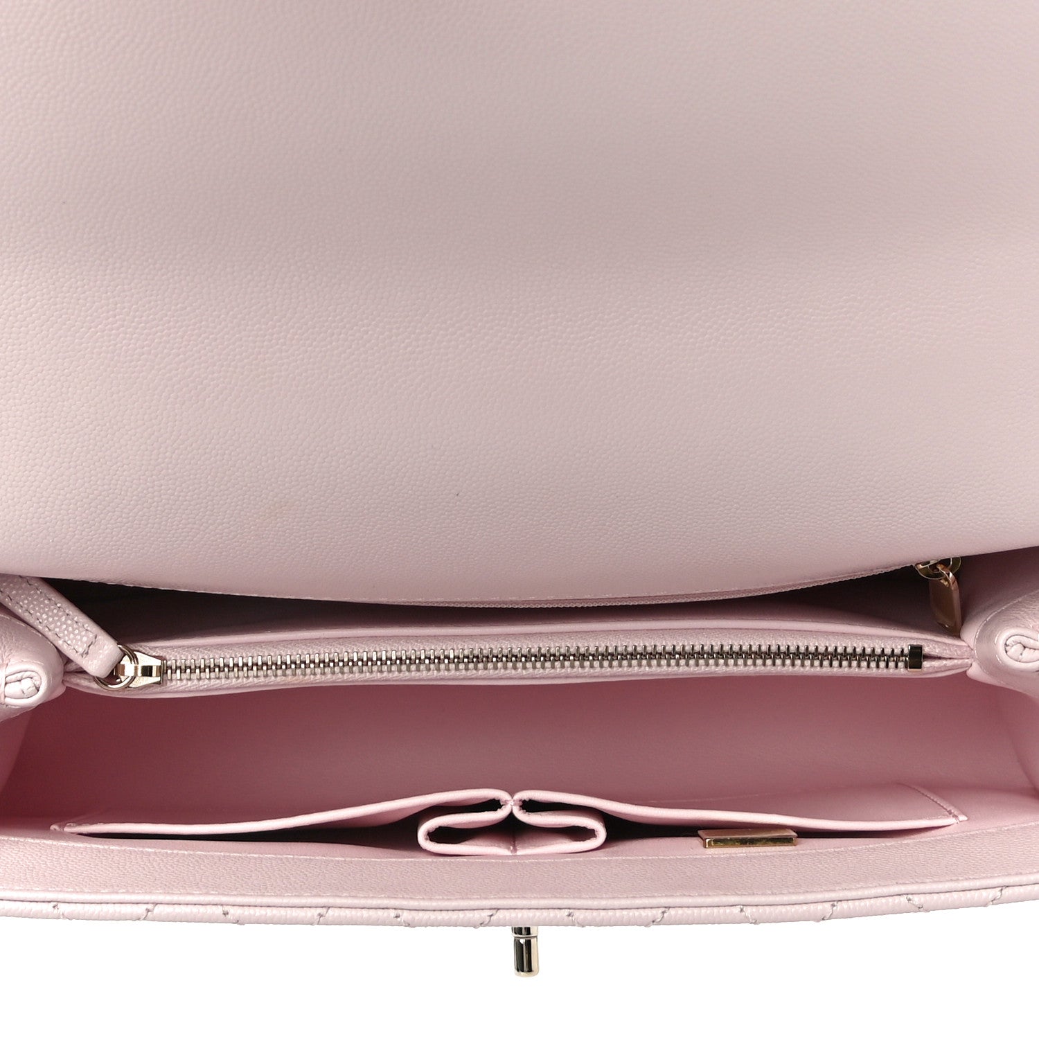 Chanel Caviar Quilted Small Coco Handle Flap Light Pink 5 of 10